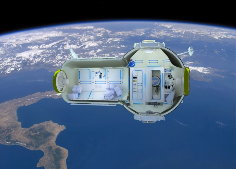 Illustration for article titled First look at the Space Hotel offers aliens aplenty, but no booze allowed